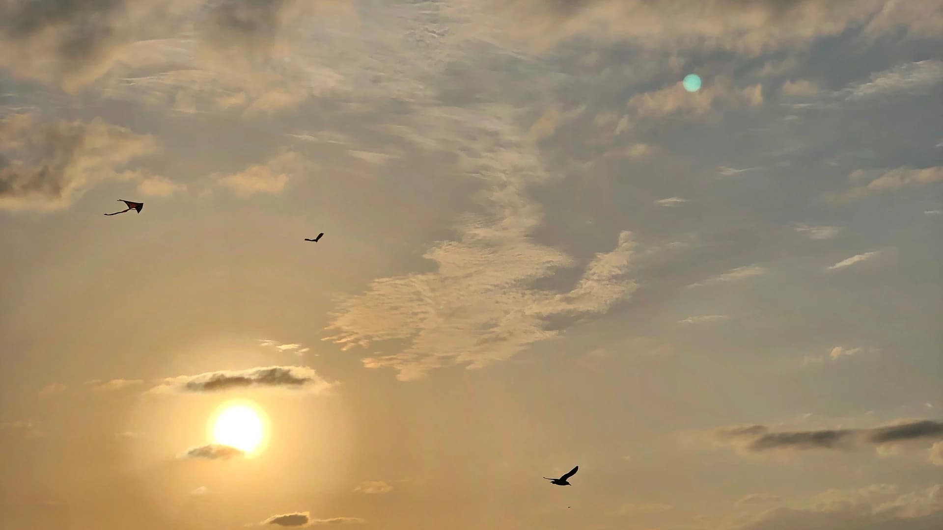 Kite Beach at sunset, Dubai